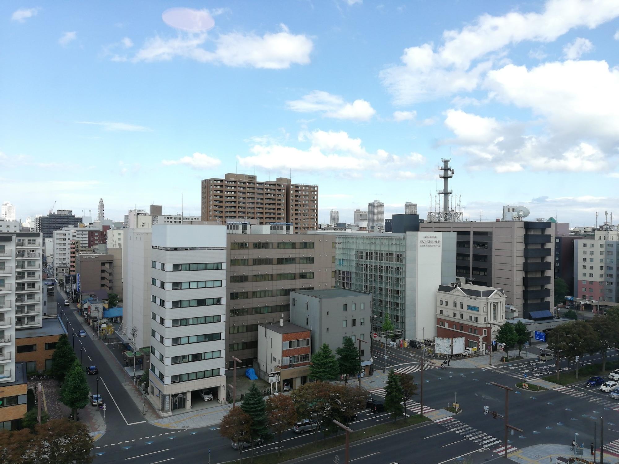 Sapporo Prince Hotel Exteriör bild View of the station